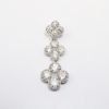 Picture of 18k White Gold & Diamond Triple Quatrefoil Pendant