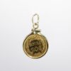 Picture of 14k Yellow Gold Dos Pesos Coin Pendant 