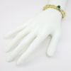Picture of 18k Yellow Gold, Emerald Cabochon & Diamond Bracelet