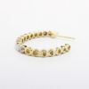 Picture of 14k Two-Tone Gold & Diamond Hoop Earrings 