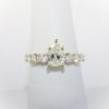 Picture of 14k Yellow Gold & Pear Cut Diamond Engagement Ring 