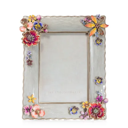 Picture of Jay Strongwater Ainsley Flower Bouquet Frame - Flora