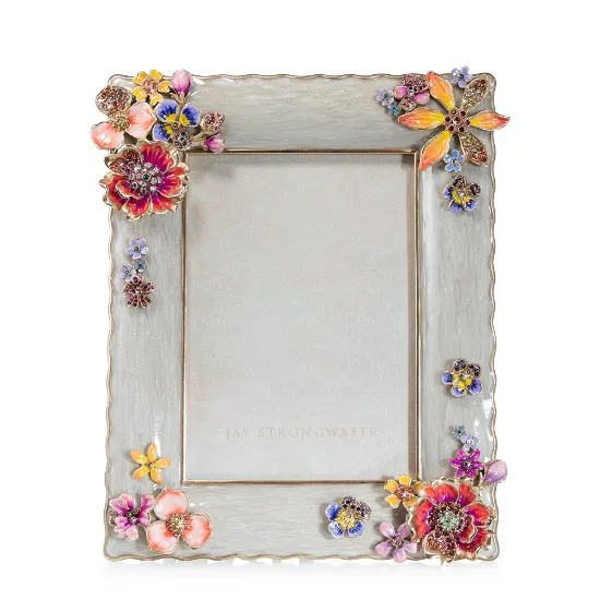 Picture of Jay Strongwater Ainsley Flower Bouquet Frame - Flora