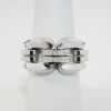 Picture of 18k White Gold & Diamond Chain Link Style Ring 