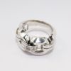 Picture of 18k White Gold & Diamond Chain Link Style Ring 