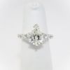 Picture of 14k White Gold & 1.65CT Pear Cut Diamond Engagement Ring 