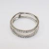 Picture of 14k White Gold & Diamond Jacket Ring Enhancer