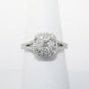Picture of 14k White Gold & Multi-Diamond Engagement Ring 