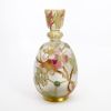 Picture of Royal Flemish Mt. Washington Vase with Gold Highlights and Wild Rose Flowers