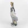 Picture of Lladro Porcelain 'Sea Breeze' Wind Blown Girl Figurine #4922