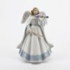 Picture of Lladro Porcelain 'Angelic Violinist' Christmas Tree Topper #6126 with Box