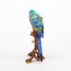 Picture of Kingspoint Designs Goldie the Blue Macaw Trinket Box with Matching Necklace