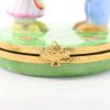 Picture of Limoges Porcelain Mr. & Mrs. Rabbit Kissing & Exchanging Gifts Trinket Box by Artoria