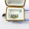 Picture of Limoges Porcelain Rabbit in Wheelbarrow Full of Vegetables Trinket Box