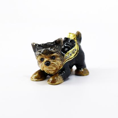 Picture of Kingspoint Designs Whiskey the Yorkie Mini Trinket Box
