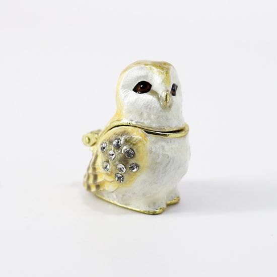 Picture of Kingspoint Designs Barn Owl Mini Trinket Box