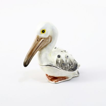 Picture of Kingspoint Designs Serene the Pelican Mini Trinket Box