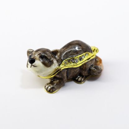 Picture of Kingspoint Designs Curious Raccoon Mini Trinket Box