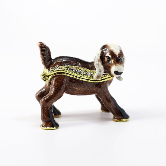 Picture of Kingspoint Designs Baby Nubian Goat Mini Trinket Box