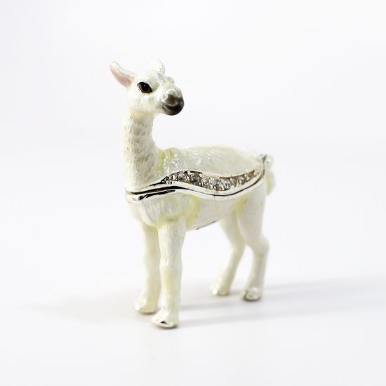 Picture of Kingspoint Designs Stormy the Llama Mini Trinket Box