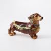 Picture of Kingspoint Designs Dandy the Dachshund Trinket Box with Matching Necklace