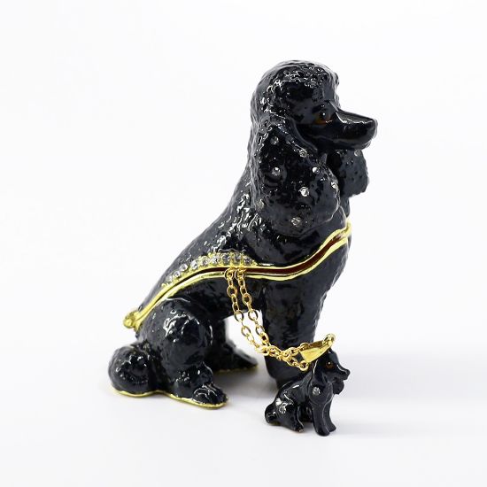 Picture of Kingspoint Designs Shadow the Poodle Trinket Box with Matching Necklace