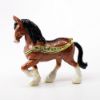 Picture of Kingspoint Designs Hazelnut the Clydesdale Trinket Box with Matching Necklace