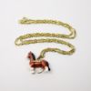 Picture of Kingspoint Designs Hazelnut the Clydesdale Trinket Box with Matching Necklace