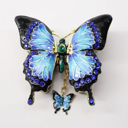 Picture of Kingspoint Designs Sapphire the Butterfly Trinket Box with Matching Necklace