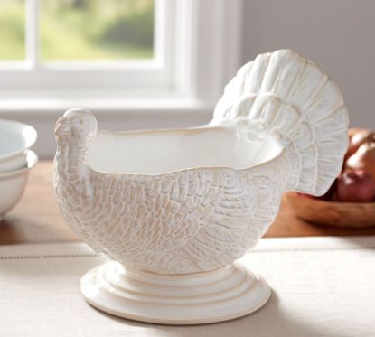 Picture of Pottery Barn Figural Turkey Serving Bowl