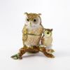 Picture of Kingspoint Designs Mrs. Owl with Owlet Trinket Box with Matching Necklace