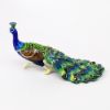 Picture of Kingspoint Designs Strutting Peacock Trinket Box with Matching Necklace