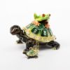 Picture of Kingspoint Designs Turtle & Tree Frog Buddies Trinket Box with Matching Necklace