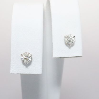 Picture of 14k White Gold .40CTW Diamond Studs 