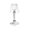 Picture of Isola Glass Tealight Lamp in Clear & Silver