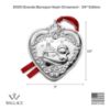 Picture of Wallace 2025 Grande Baroque Heart, 34th Edition Sterling Silver Ornament