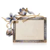 Picture of Jay Strongwater Margery Tulip Frame - Delft Blue