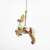 Picture of 1989 Lenox 'Christmas Carousel Collection' Reindeer Ornament 