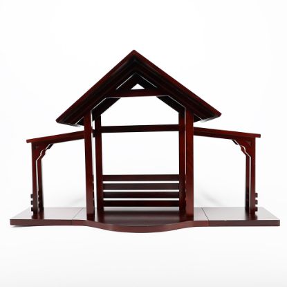 Picture of Lenox Large Nativity Wooden Creche-Stable-Manger in Original Box