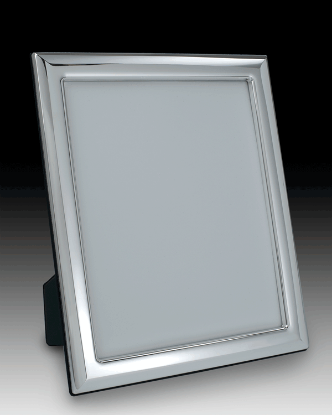 Picture of the925inc 5X5 Sterling Silver 'Wide Border' Picture Frame