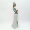 Picture of Lladro #4893 'Walk With The Dog' Woman With Pekingese Figurine