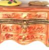 Picture of Retired Limoges Porcelain Dresser with Hat & Book Trinket Box