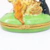 Picture of Limoges Porcelain Mother Cat with Three Kittens Trinket Box by Artoria