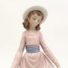 Picture of Lladro 'Flowers In The Basket' Girl With Flowers Figurine  #5027