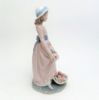 Picture of Lladro 'Flowers In The Basket' Girl With Flowers Figurine  #5027