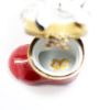 Picture of Limoges Porcelain Pair of Kittens in Christmas Stocking Trinket Box