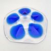 Picture of Lalique Clear & Cap-Ferrat Blue 5 Well Oyster Plate