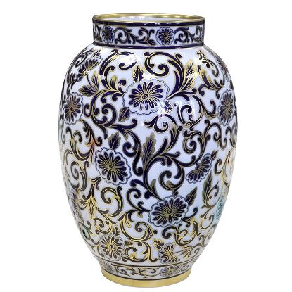 Picture of Bernardaud Porcelain 'Florisse Bleu' Large Vase