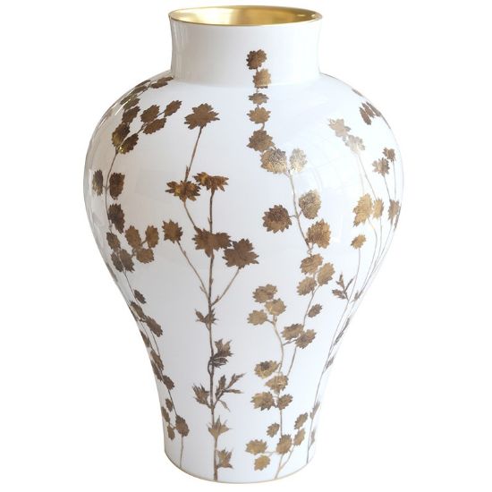 Picture of Bernardaud Porcelain 'Anthemis Or' Vase