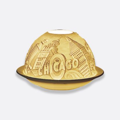 Picture of Bernardaud Porcelain 'Chicago' Votivelight Candle Holder